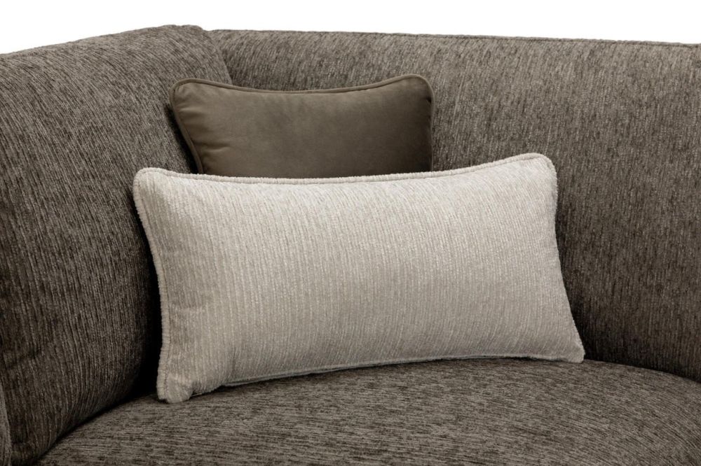 Valante Mocha Fabric 3 Seater Sofa
