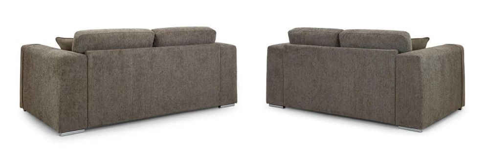 Valante Mocha Fabric 3+2 Sofa Set