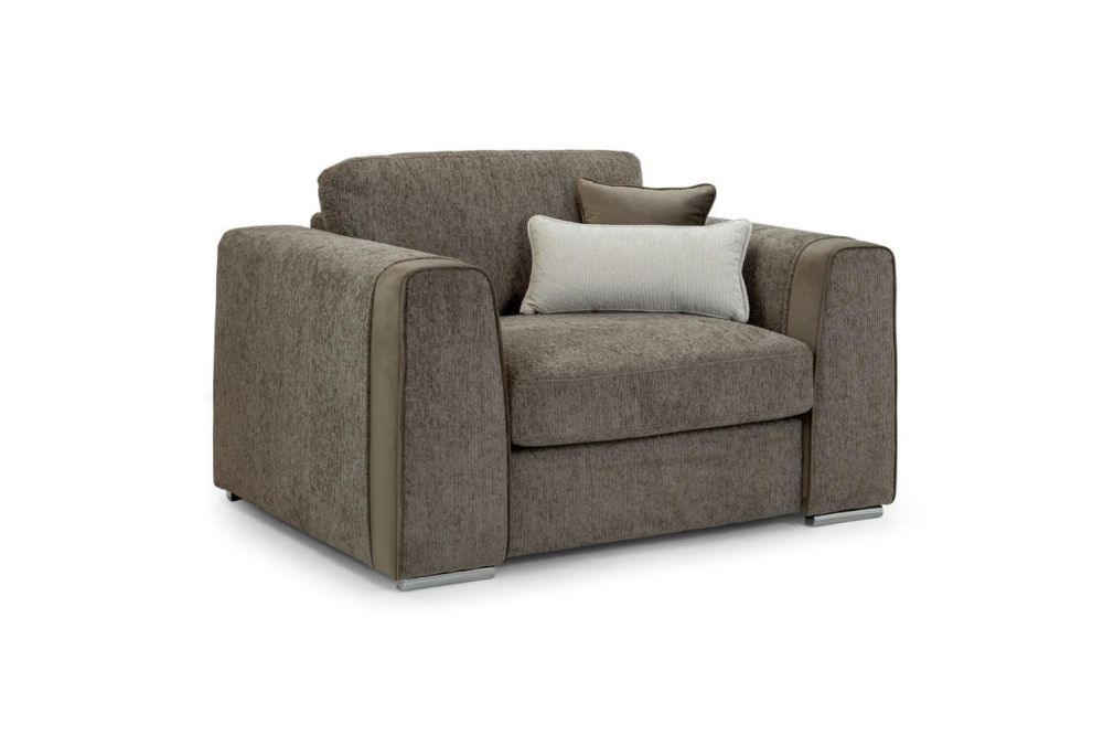 Valante Mocha Fabric Armchair