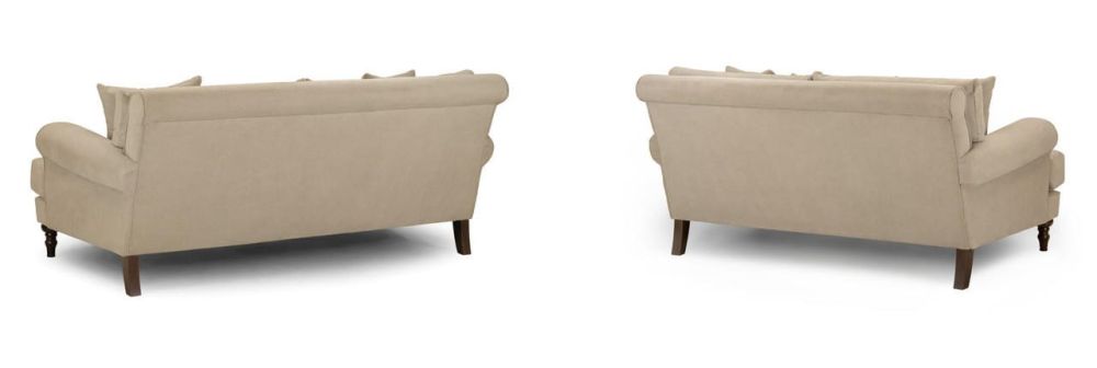 Vinson Beige Fabric 3+2 Sofa Set