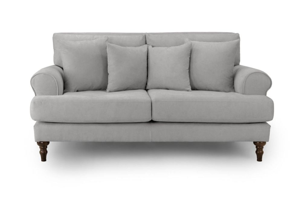 Vinson Grey Fabric 2 Seater Sofa 