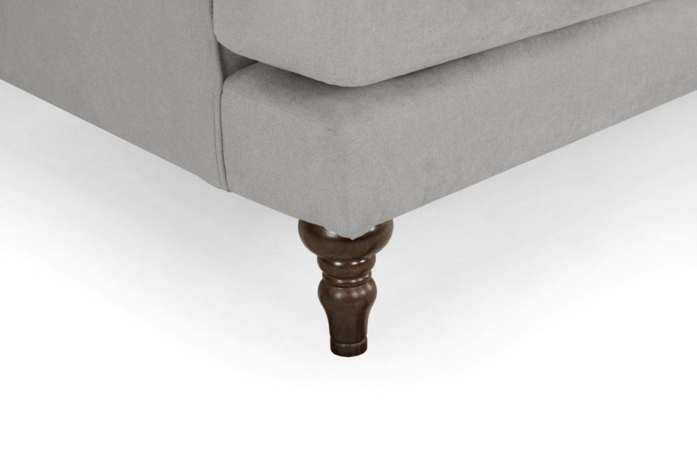 Vinson Grey Fabric Armchair