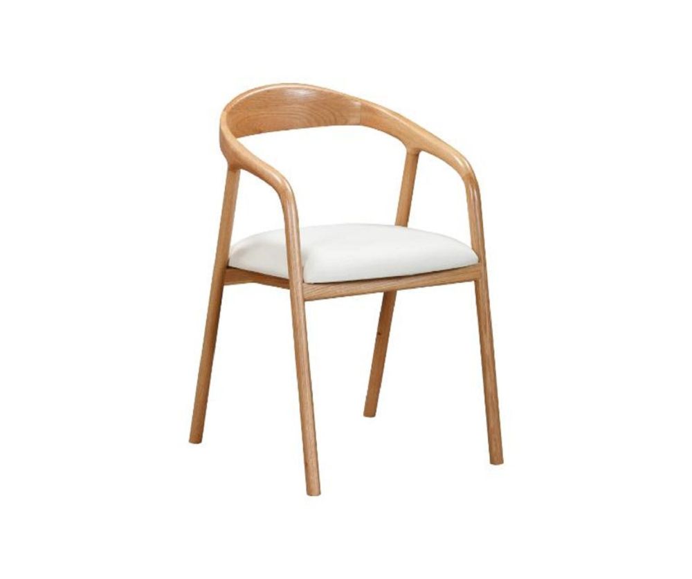 Furniture Link Hoxton Oak Dining Chair in Pair