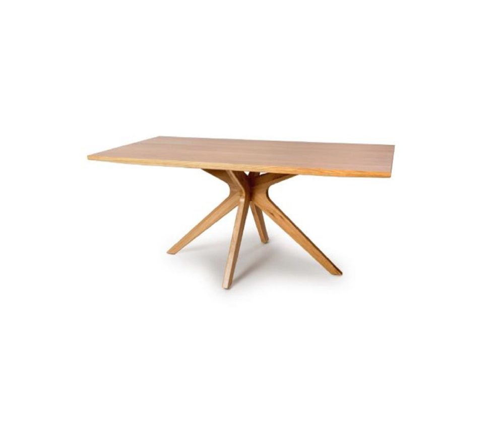 Furniture Link Hoxton Oak Dining Table(160cm)