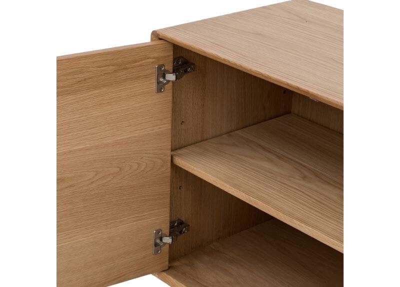 Furniture Link Jenson Light Oak 2 Door 2 Drawer Large Sideboard