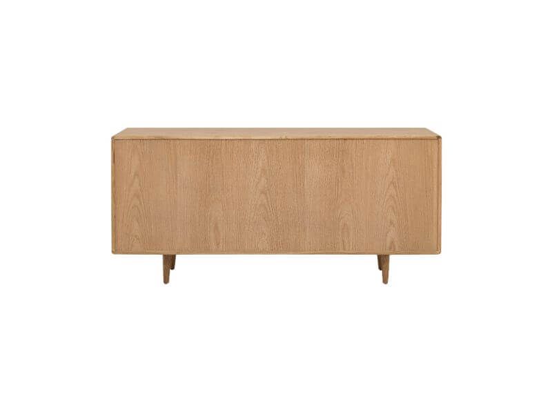 Furniture Link Jenson Light Oak 2 Door 2 Drawer Large Sideboard
