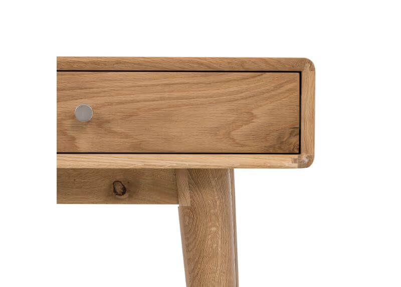 Furniture Link Jenson Light Oak 2 Drawer Console Table