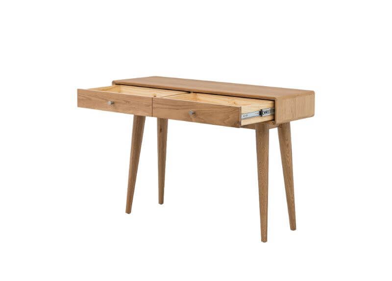 Furniture Link Jenson Light Oak 2 Drawer Console Table