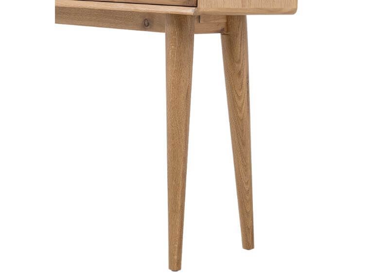 Furniture Link Jenson Light Oak 2 Drawer Console Table