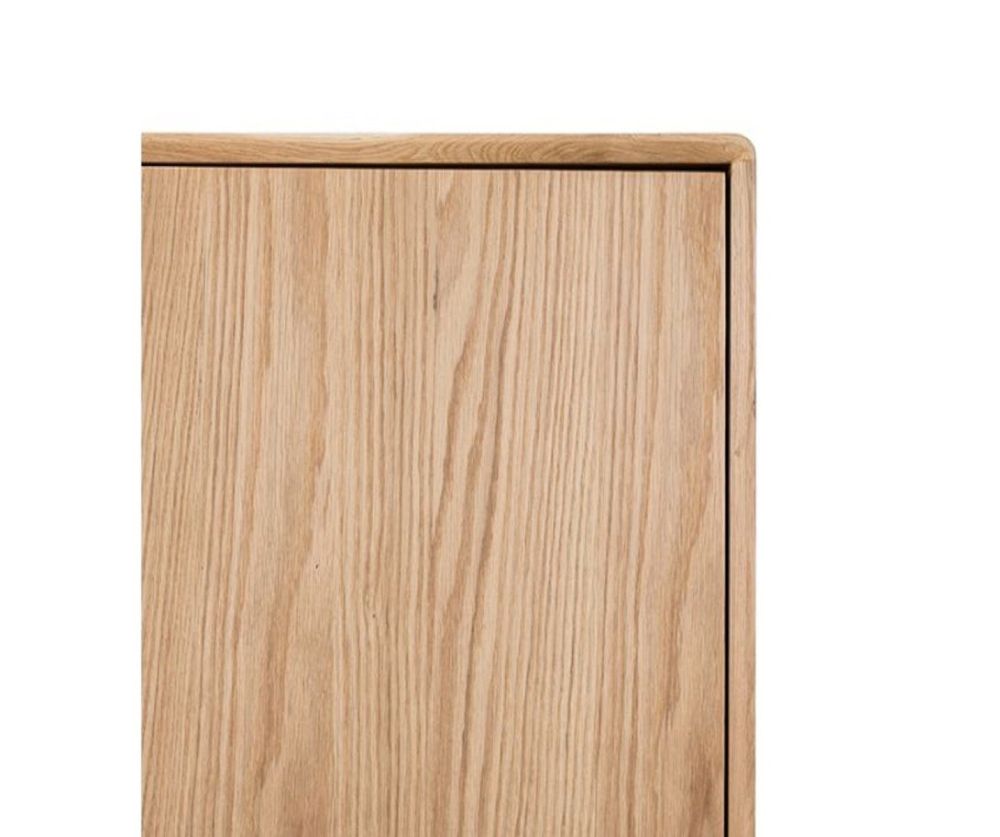 Furniture Link Jenson Light Oak 2 Door Wardrobe 