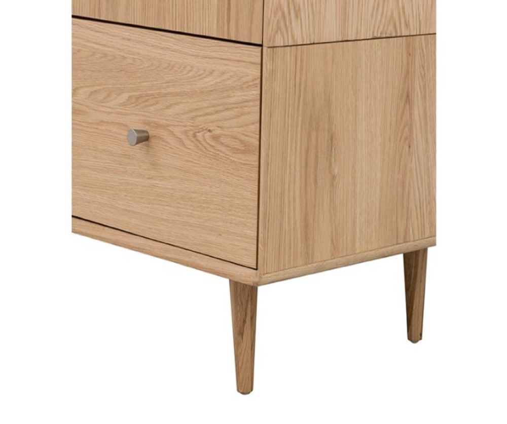 Furniture Link Jenson Light Oak 2 Door Wardrobe 