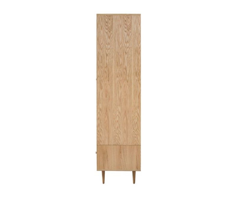 Furniture Link Jenson Light Oak 2 Door Wardrobe 