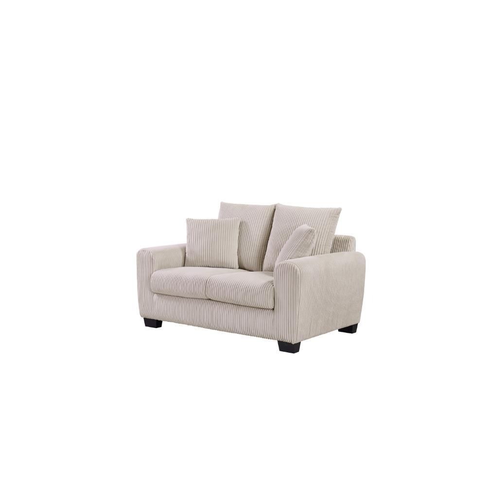 Furniture Link Sloane Mocha Fabric 2 Seater Sofa