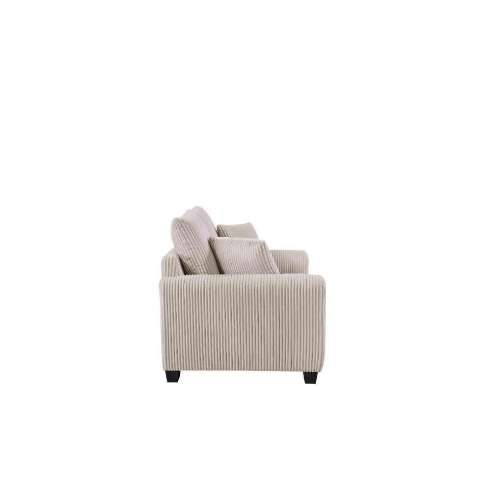 Furniture Link Sloane Mocha Fabric 2 Seater Sofa