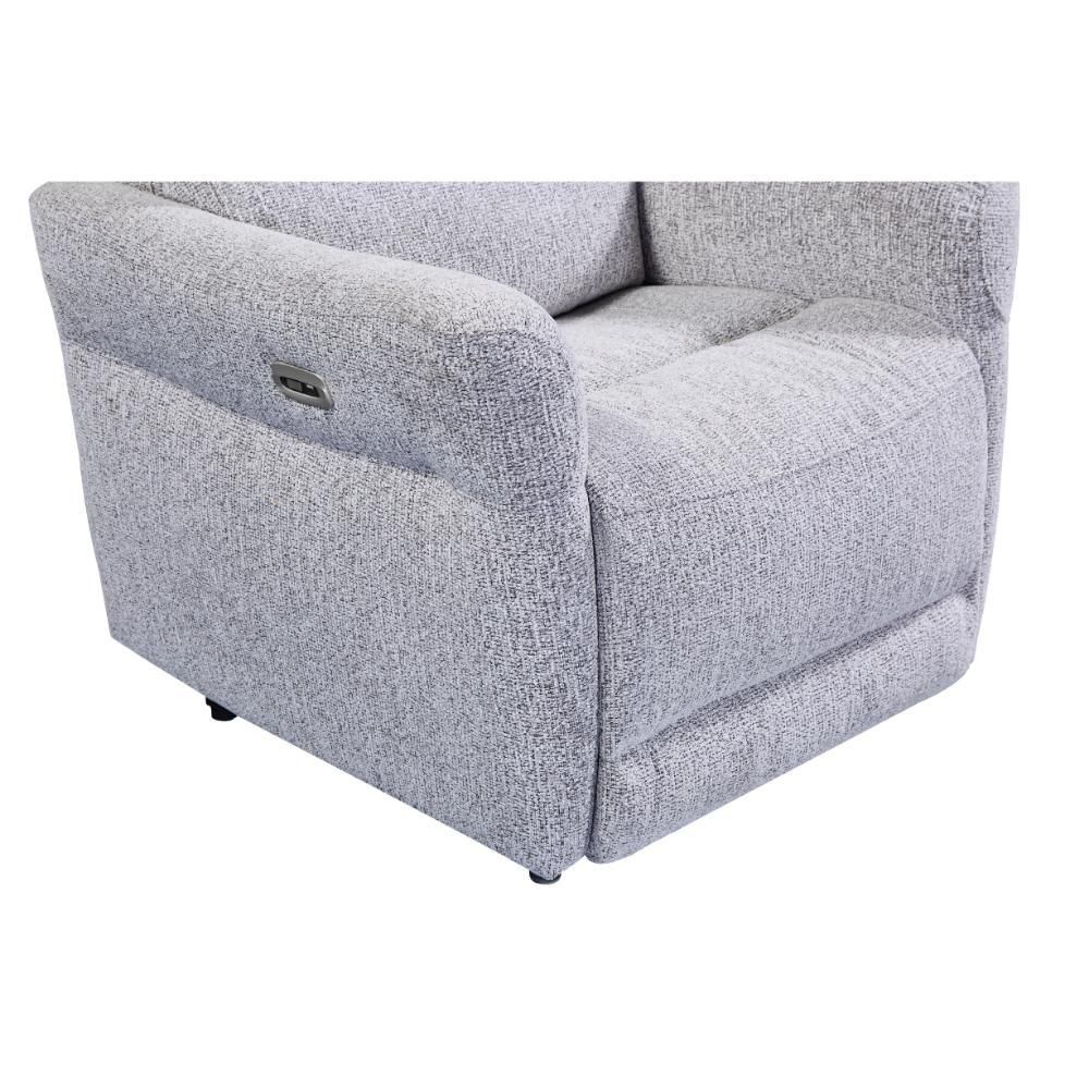 Furniture Link Jagger Dove Fabric Power Recliner Armchair