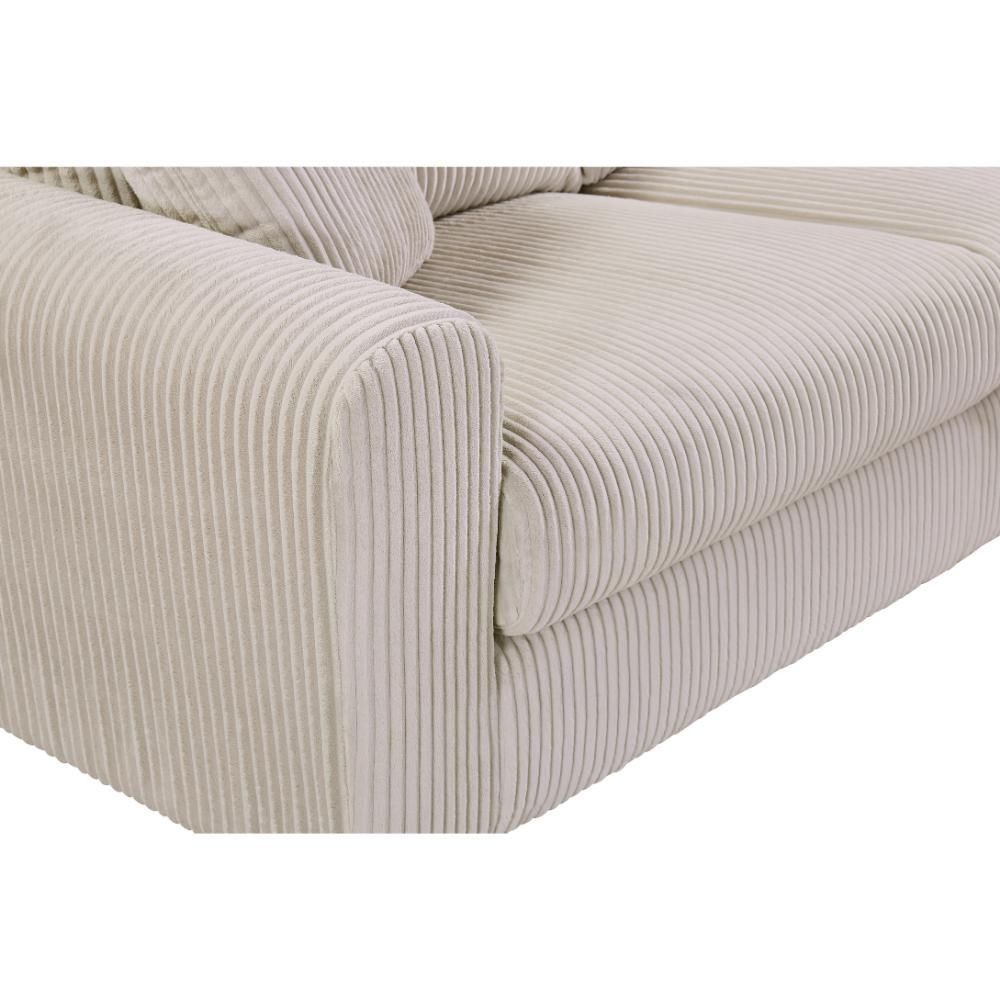 Furniture Link Sloane Mocha Fabric 2 Seater Sofa