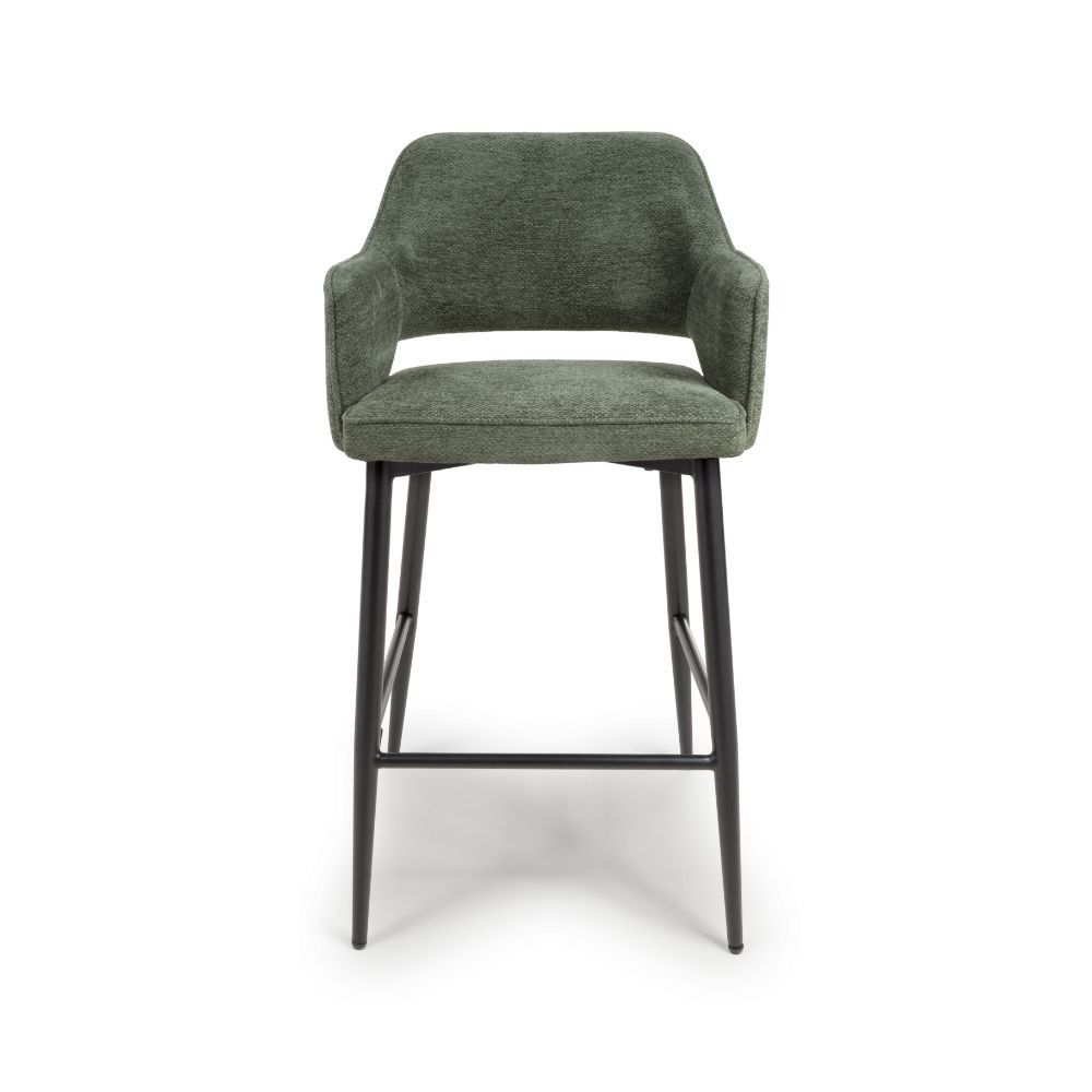 Furniture Link Ted Green Bar Chair in Pair