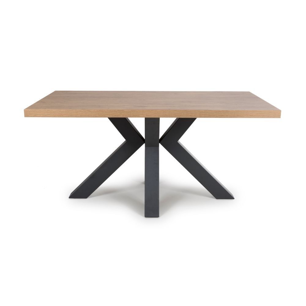 Furniture Link Colorado Rustic Oak Dining Table Only - 160cm