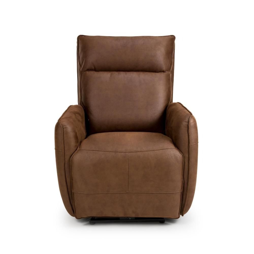Furniture Link Tucson Brown Heated Power Recliner Chair