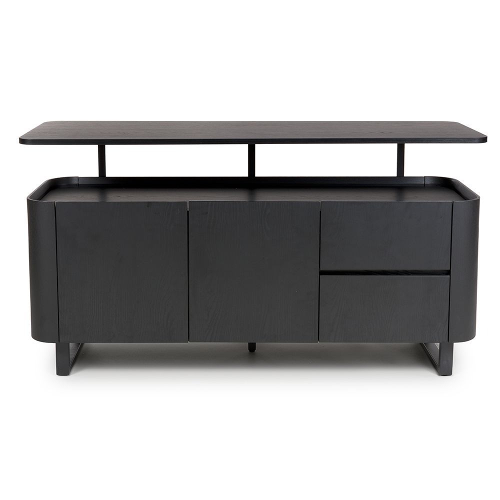 Furniture Link Boston Black Ash Sideboard