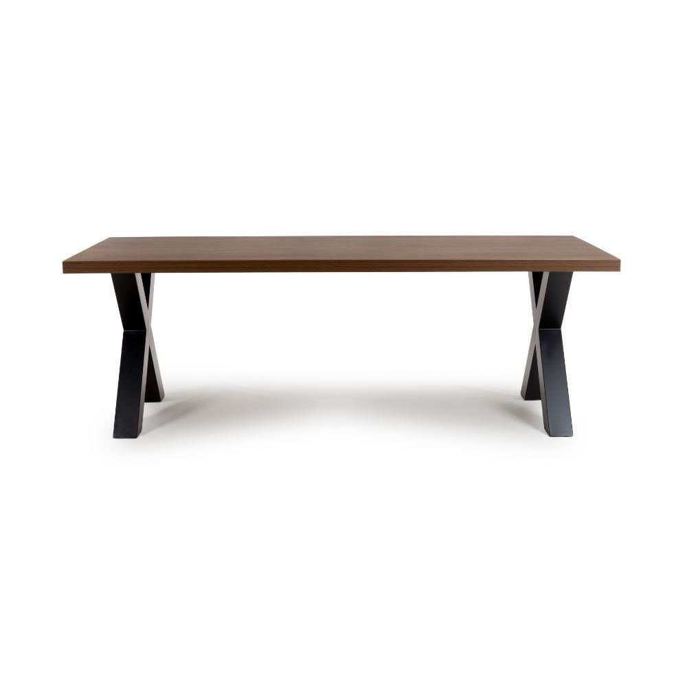 Furniture Link Dallas Smoked Oak Dining Table Only - 180cm
