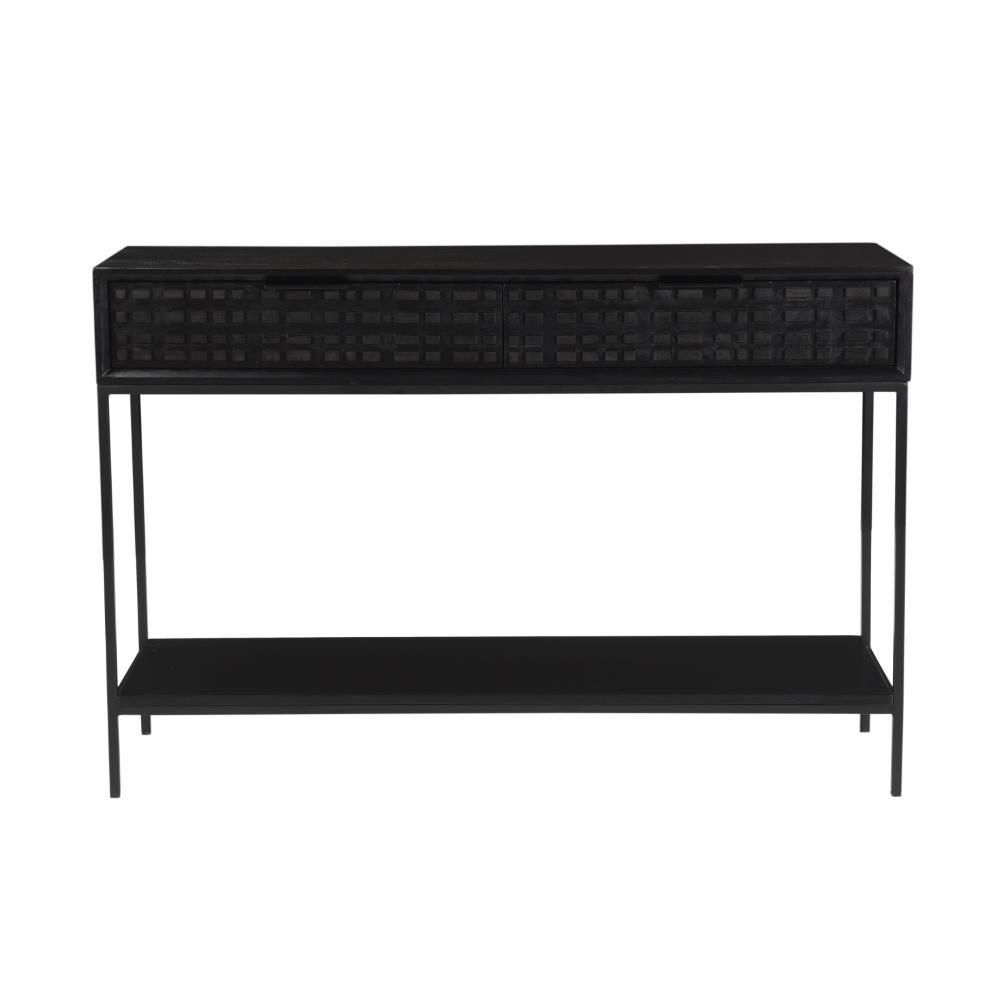 Furniture Link Fusion Black Console Table