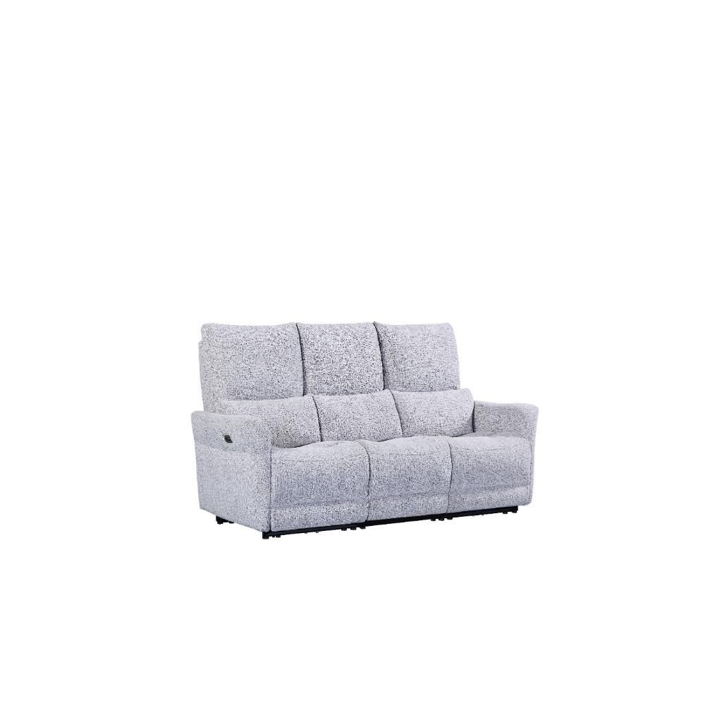 Furniture Link Jagger Dove Fabric Power Recliner 3 Seater Sofa