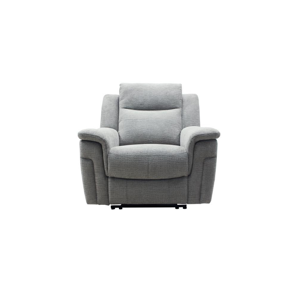 Furniture Link Lawson Dove Fabric Power Recliner Armchair