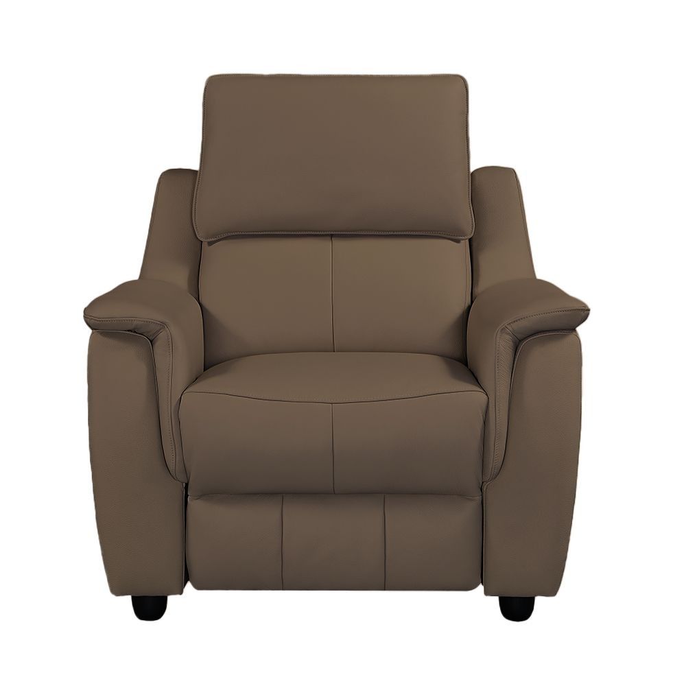 Furniture Link Milano Dark Taupe Power Recliner Armchair