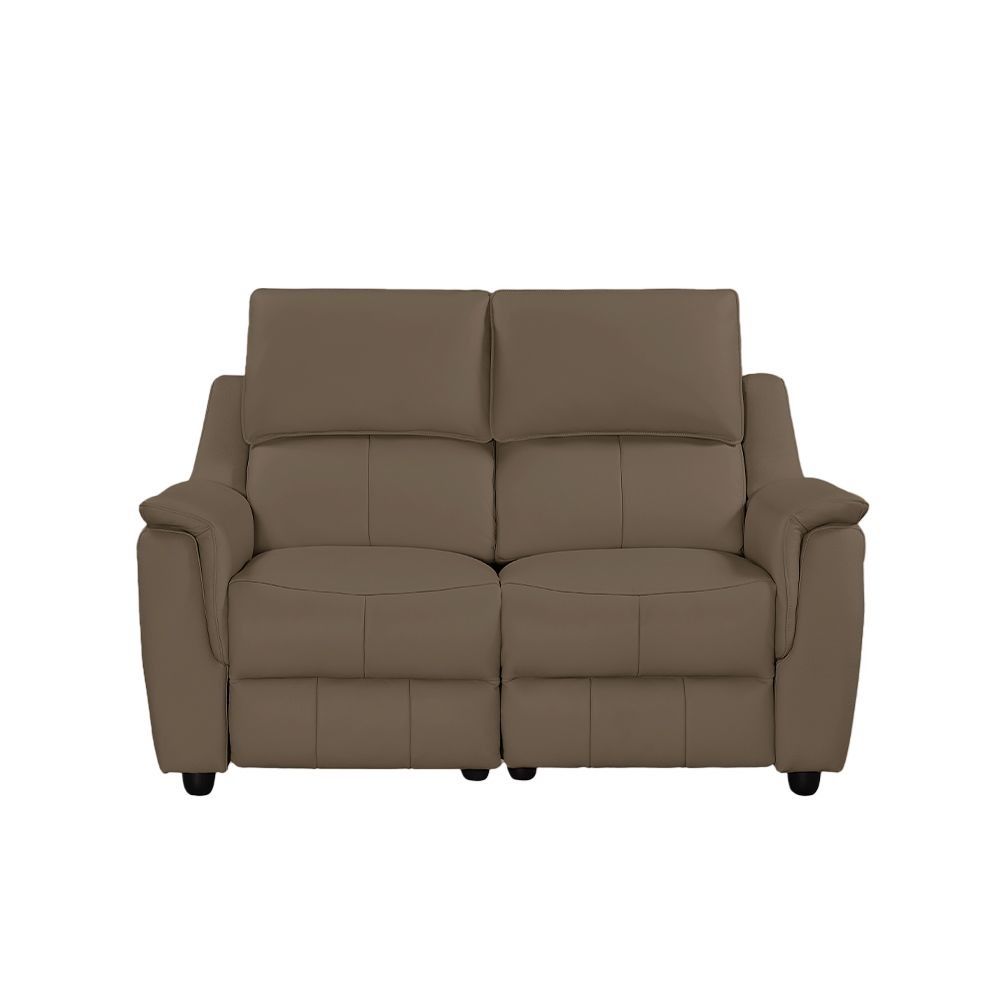 Furniture Link Milano Dark Taupe Power Recliner 2 Seater Sofa