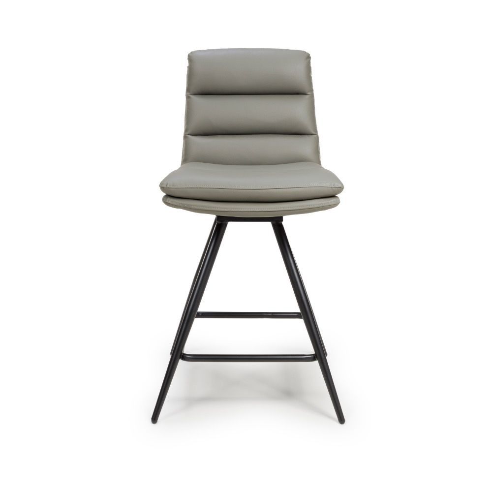Furniture Link Nobo Truffle Swivel Counter Chair in Pair