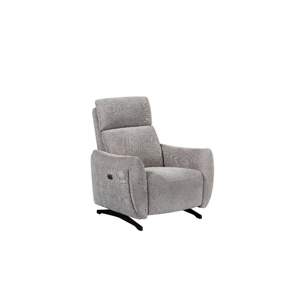 Furniture Link Ryder Natural Fabric Power Recliner Armchair
