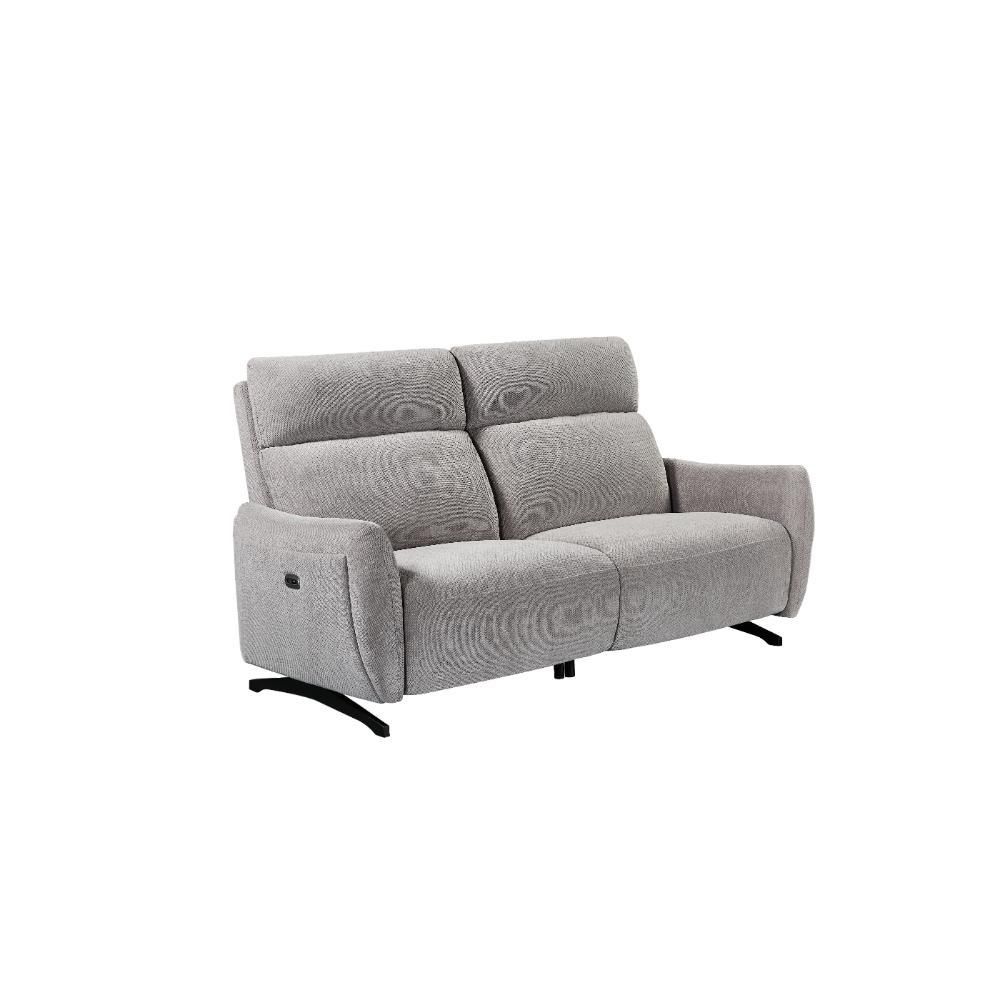 Furniture Link Ryder Natural Fabric Power Recliner 3 Seater Sofa