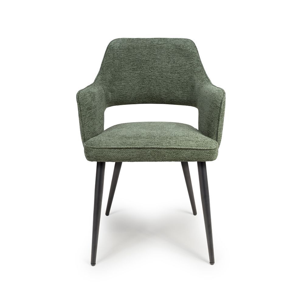 Furniture Link Ted Green Dining Chair in Pair