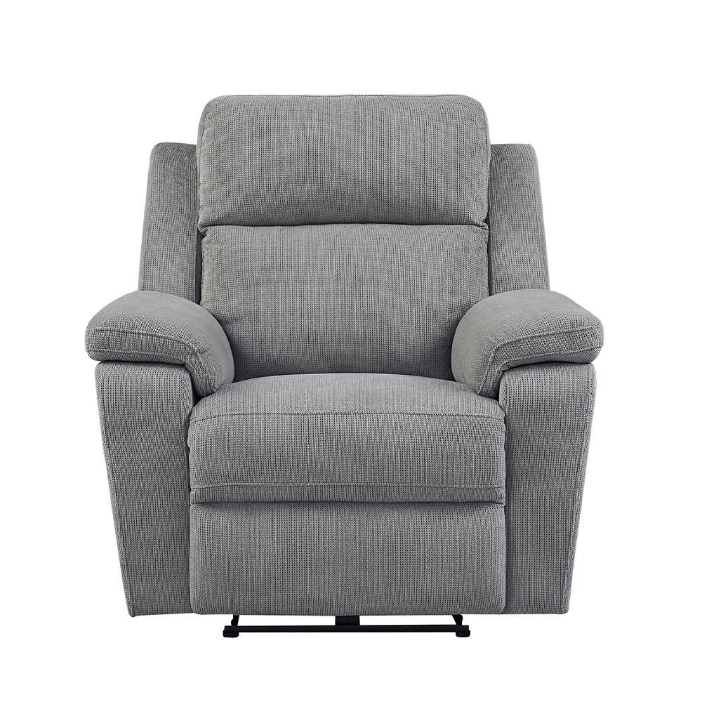 Furniture Link Tyler Stone Fabric Power Recliner Armchair