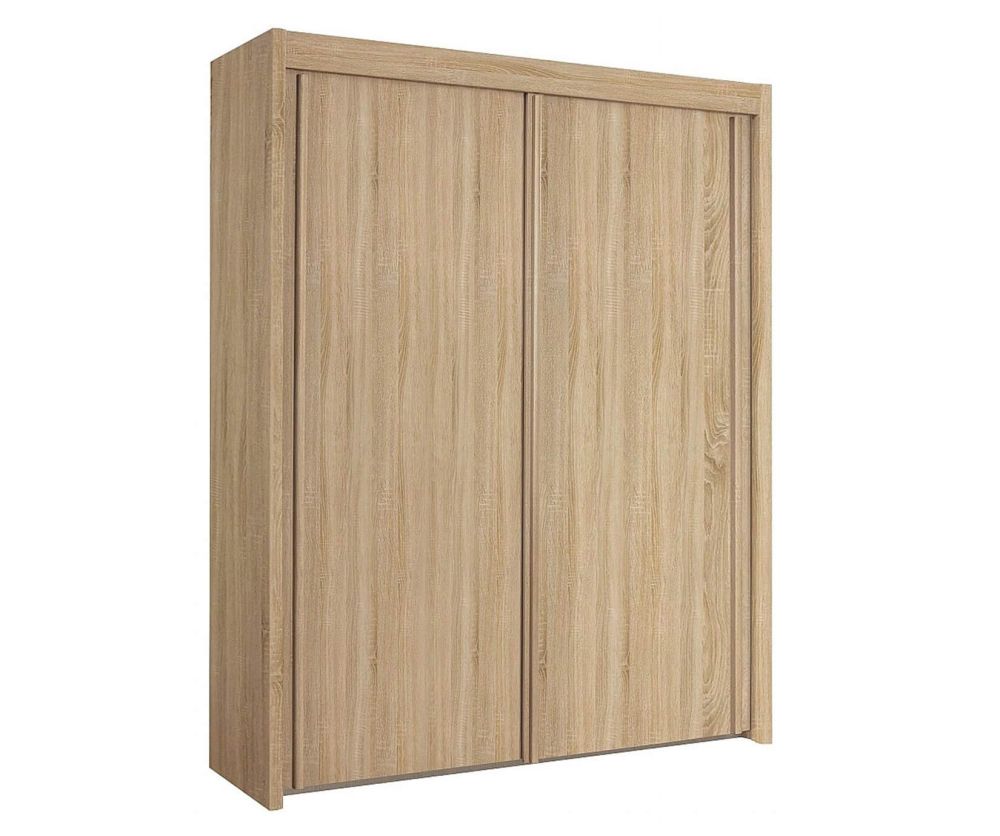 Rauch Imperial Sonoma Oak 2 Door Sliding Wardrobe (W 151cm)