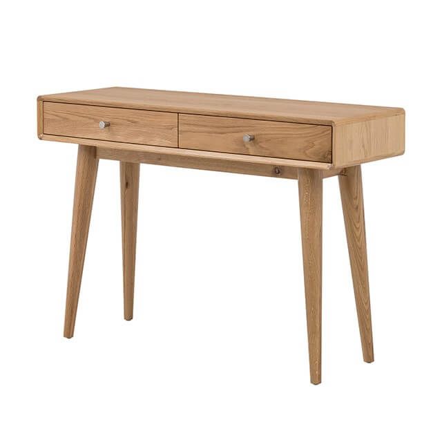Furniture Link Jenson Light Oak 2 Drawer Console Table