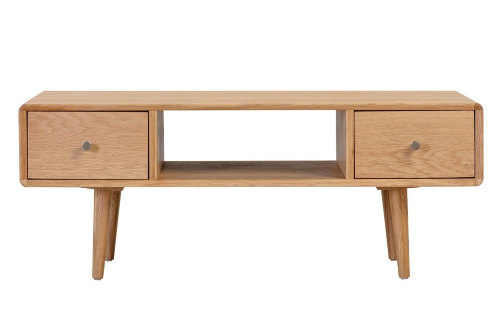 Furniture Link Jenson Light Oak 2 Drawer Coffee Table