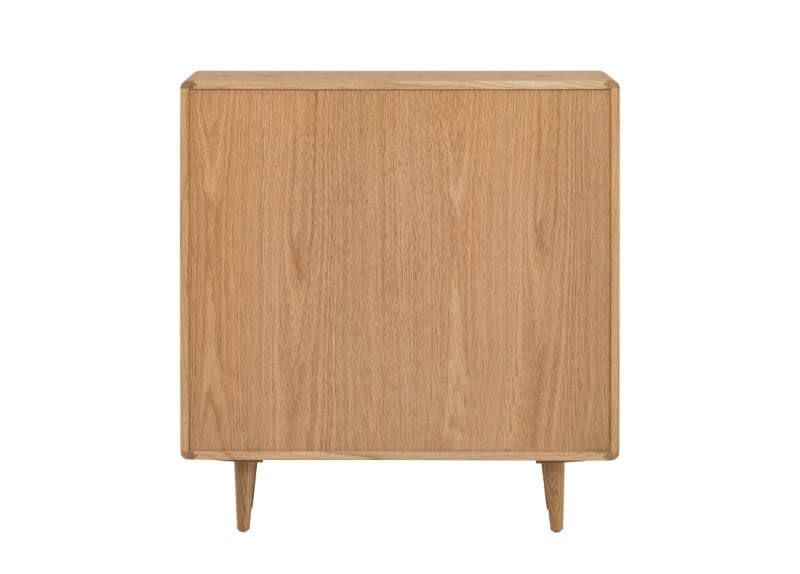 Furniture Link Jenson Light Oak Low Bookcase