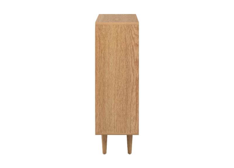 Furniture Link Jenson Light Oak Low Bookcase