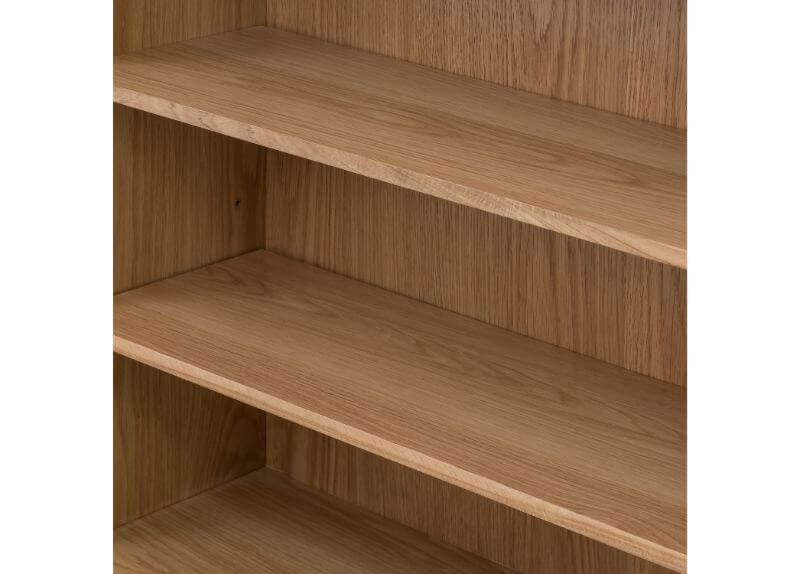 Furniture Link Jenson Light Oak Low Bookcase