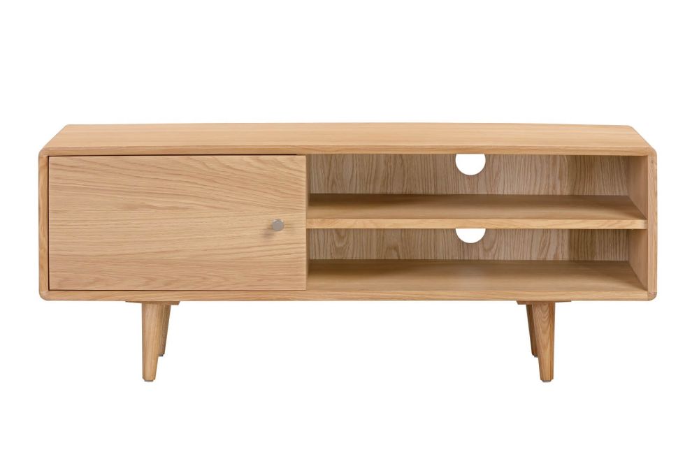 Furniture Link Jenson Light Oak 1 Door TV Unit