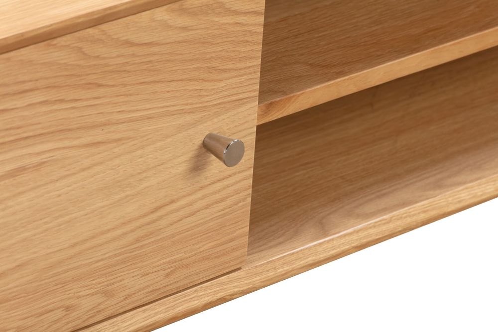 Furniture Link Jenson Light Oak 1 Door TV Unit