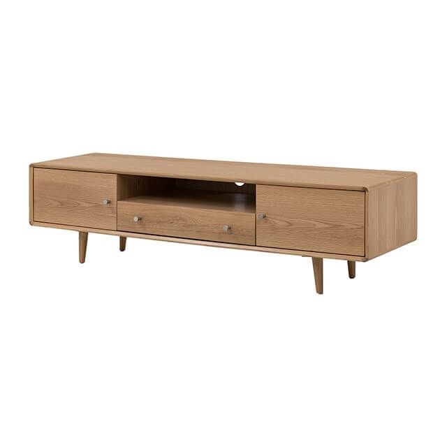 Furniture Link Jenson Light Oak 2 Door Media Unit