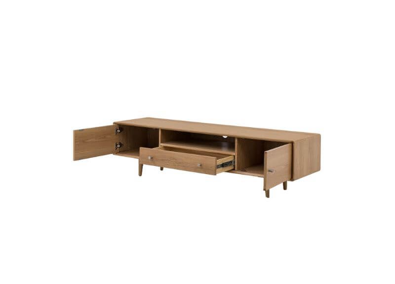 Furniture Link Jenson Light Oak 2 Door Media Unit