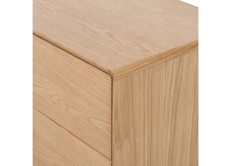 Furniture Link Jenson Light Oak 3 Drawers Chest