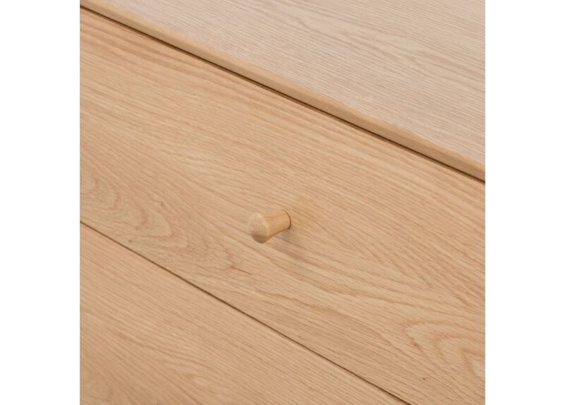 Furniture Link Jenson Light Oak 3 Drawers Chest