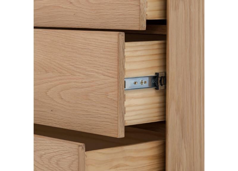 Furniture Link Jenson Light Oak 3 Drawers Chest