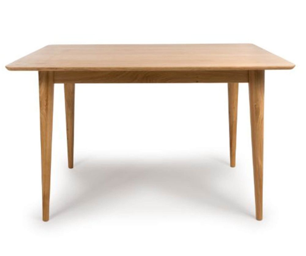 Furniture Link Jenson Light Oak Rectangular Extending Dining Table with 2 Dining Chairs