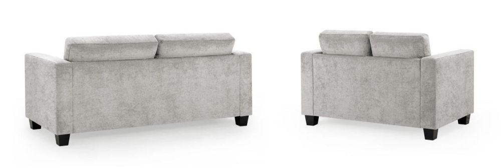 Aylin Grey Fabric 3+2 Sofa Set 